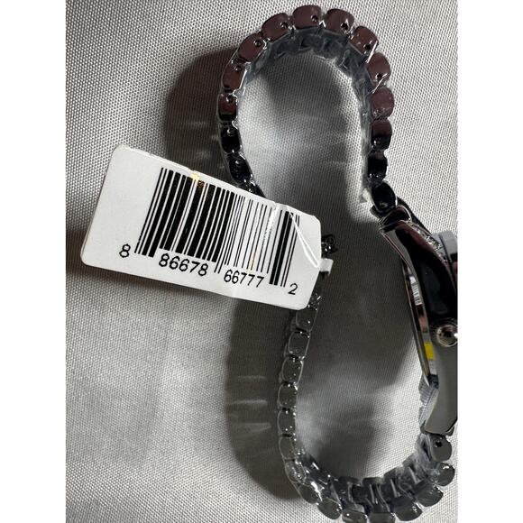 Silver Bracelet Invicta Wildflower Glam Rhinestone Jewelry Watch NWT - Picture 9 of 12